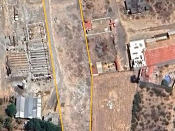 Se vende lote de 4,860 m2 cerca de la carretera Morelia-Toluca antes de llegar a la penitenciaria