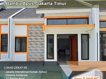 Rumah Bamb.Mdn. Bambu Apus, Baru 1 LANTAI Harga Murah di Jaktim Kota Jakarta Timur (APS) Jual Dijual