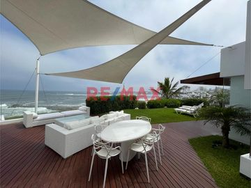 Venta Casa De Lujo Amoblada Vista Al Mar En Punta Hermosa, Playa La Escondida
