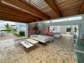 Venta Casa De Lujo Amoblada Vista Al Mar En Punta Hermosa, Playa La Escondida