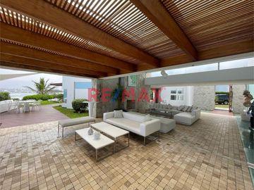 Venta Casa De Lujo Amoblada Vista Al Mar En Punta Hermosa, Playa La Escondida