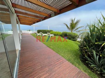 Venta Casa De Lujo Amoblada Vista Al Mar En Punta Hermosa, Playa La Escondida