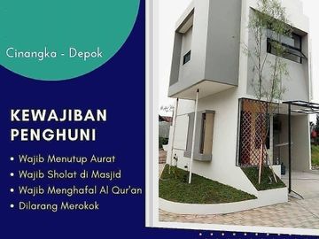 Rumah AAR Cinangka Sawangan, Baru 2 LANTAI Mewah Harga Murah, Syariah Minimalis di Depok Jual Dijual