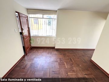 Alquilo Depa 01 dorm No cochera | 58 m² | 2do piso Escaleras | Miraflores – San Antonio