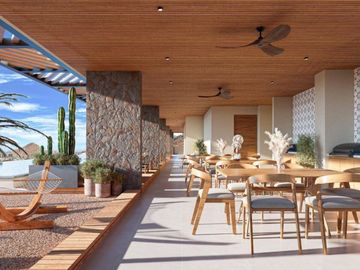 Estudio con rooftop común en pre-construcción, en venta, Centro, Cabo San Lucas