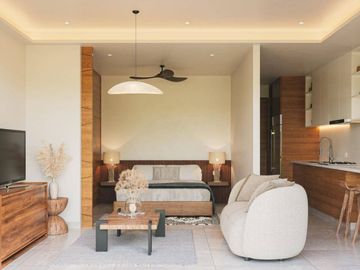 Estudio con rooftop común en pre-construcción, en venta, Centro, Cabo San Lucas