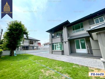 Single house for sale, Nusasiri City Rama 2 with swimming pool, Bang Nam Chuet, Samut Sakhon