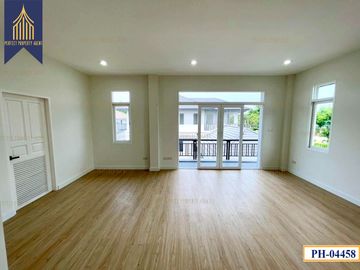Single house for sale, Nusasiri City Rama 2 with swimming pool, Bang Nam Chuet, Samut Sakhon