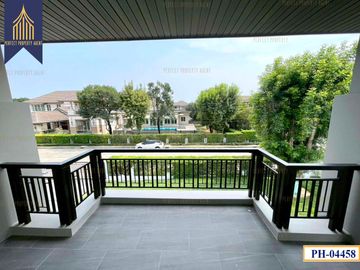 Single house for sale, Nusasiri City Rama 2 with swimming pool, Bang Nam Chuet, Samut Sakhon