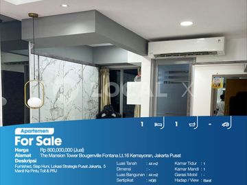 Apartemen The Mansion Tower Bougenville Fontana Lt.16 Kemayoran, Jakarta Pusat