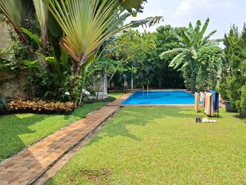 For Rent House at Kemang South Jakarta Swimming Pool and Big Garden