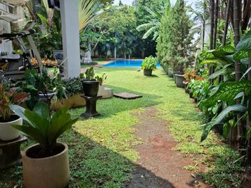 For Rent House at Kemang South Jakarta Swimming Pool and Big Garden