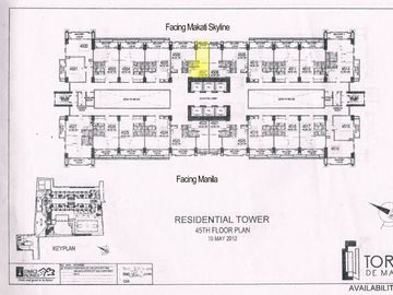 DMCI homes Nice view 1BR with Parking Condo in Torre De Manila
