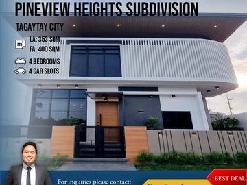 House and Lot for Sale in Pineview Heights Subdivision at Tagaytay City