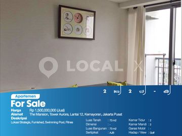 Apartemen The Mansion, Tower Aurora, Lantai 12, Kemayoran, Jakarta Pusat