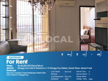 Apartemen Mangga Dua Hotel & Residence Lt.10 Mangga Dua Selatan, Sawah Besar, Jakarta Pusat