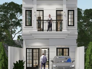 Rumah ELF Juanda Dekat Margonda, Baru 2 LANTAI, Mewah Harga Murah di Kota Depok, (DAVID) Jual Dijual