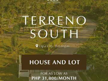 PRE-SELLING: Terreno South by Rockwell Land - House and Lot - Lipa City