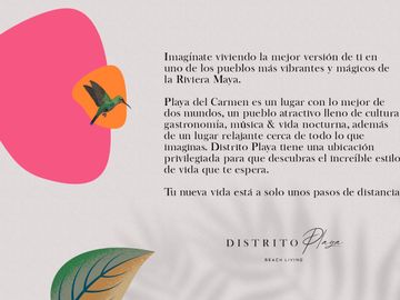 DISTRITO PLAYA DEPARTAMENTOS PREVENTA PLAYA DEL CARMEN