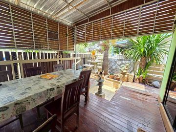 Single house, Baan Boon Nimit Village, good atmosphere, shady, near many main roads, near Big C Suwinthawong and Fashion Island.