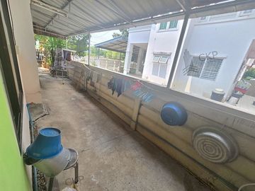 Single house, Baan Boon Nimit Village, good atmosphere, shady, near many main roads, near Big C Suwinthawong and Fashion Island.