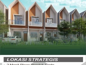 Rumah Sakina Dkt Jatiwaringin-Pondokgede di Jatimakmur-Pondokgede Kota Bekasi Baru Murah Jual Dijual