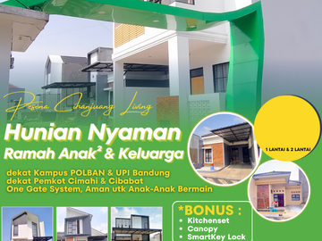 Rumah P.Liv Cihanjuang, 2/1 LANTAI di Cisasawi/Taman Cihanjuang Parongpong Bandung Barat Jual Dijual