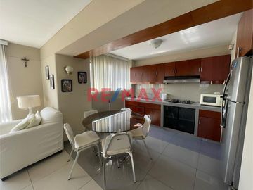 Alquilo Hermoso Y Práctico Departamento Amoblado En San Borja