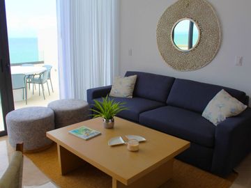 Venta Departamento PH Amueblado, Vista Al Mar y Laguna, Alberca, Puerto Telchac