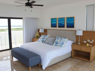 Venta Departamento PH Amueblado, Vista Al Mar y Laguna, Alberca, Puerto Telchac
