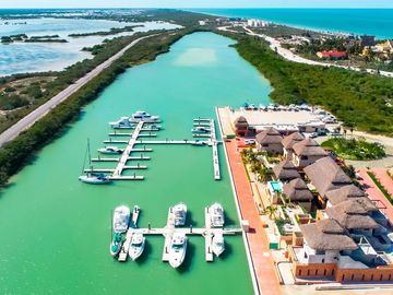 Venta Departamento PH Amueblado, Vista Al Mar y Laguna, Alberca, Puerto Telchac
