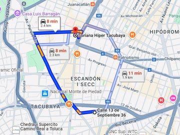 Departamento en venta Escaldón l sección Miguel Hidalgo  Excelente oportunidad!