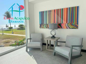 Tu oasis en la playa: Depa con terraza, jacuzzi y acceso directo al mar