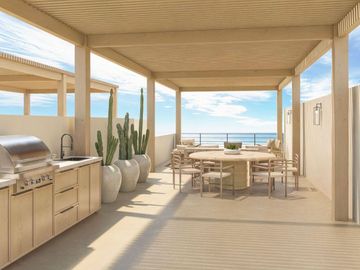 Departamento frente al mar, planta baja, en venta, Cerritos, BCS
