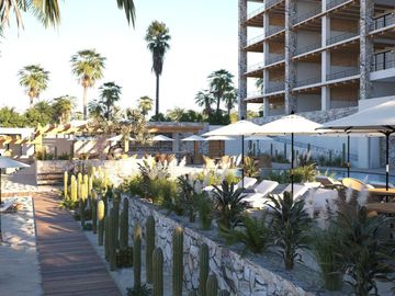 Condo frente al mar con terraza privada, en venta, Cerritos, BCS