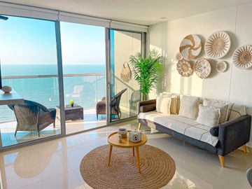 1H Frente al Mar en el Piso 37 de Morros City
