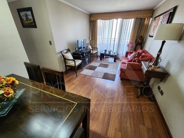 Venta de departamento en Av. Macul esq. Los Olmos, con 3 dormitorios, 2 terrazas, piscina, cowork y gran conectividad en condominio seguro