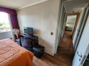 Venta de departamento en Av. Macul esq. Los Olmos, con 3 dormitorios, 2 terrazas, piscina, cowork y gran conectividad en condominio seguro