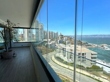Reñaca Departamento, 3d, 2b, 2 estacionamientos, Vista Al Mar.