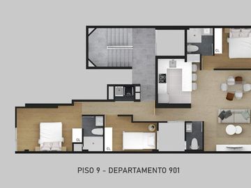 ¡ Flat de estreno, en Venta en Los Sauces Surquillo!