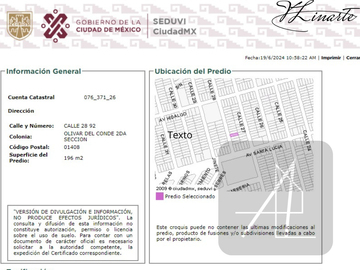CASA EN VENTA EN CALLE 28 OLIVAR DEL CONDE ALVARO OBREGON CDMX VL11-RB-1