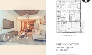 For Sale: 2BR Corner at 38 Park Avenue Cebu I.T. Park - 103.77sqm.