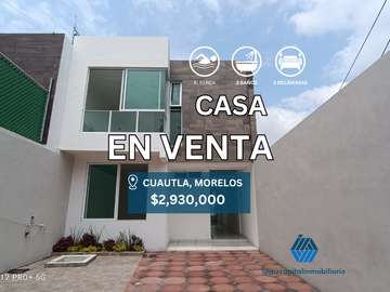 Casa en venta, Cuautla, Morelos