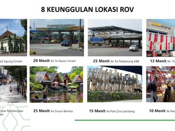 Rumah ROV Cipageran,Baru 2/1 LANTAI Mewah Harga Murah Minimalis New di Kota Cimahi Utara Jual Dijual