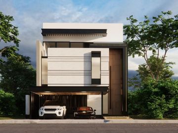 Casa de lujo, alberca privada, múltiples terrazas, en venta, Huayacán, Cancún