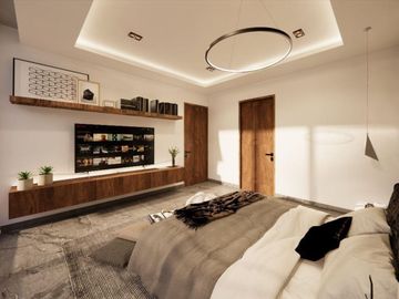 Casa de lujo, alberca privada, múltiples terrazas, en venta, Huayacán, Cancún