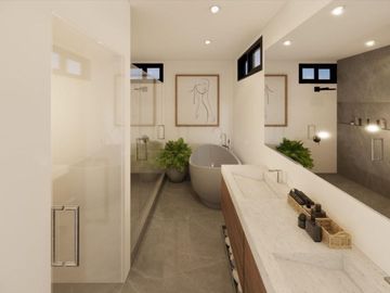 Casa de lujo, alberca privada, múltiples terrazas, en venta, Huayacán, Cancún