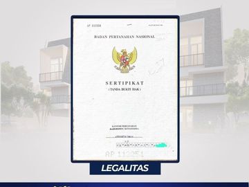 [PINGGIR JL. RAYA] Rumah Sutra Cibubur-Ciracas, Pinggir Lapangan Tembak di Jakarta Timur Jual Dijual