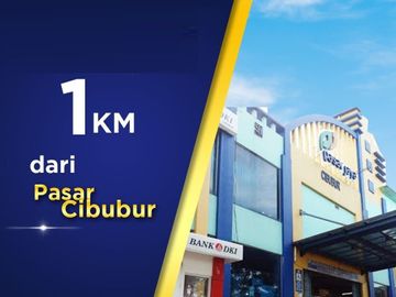 [PINGGIR JL. RAYA] Rumah Sutra Cibubur-Ciracas, Pinggir Lapangan Tembak di Jakarta Timur Jual Dijual