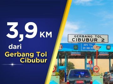 [PINGGIR JL. RAYA] Rumah Sutra Cibubur-Ciracas, Pinggir Lapangan Tembak di Jakarta Timur Jual Dijual